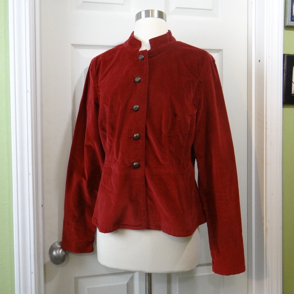 LAL - Vintage Vibes Velvet Button Front Blazer! <3 - Picture 2 of 8